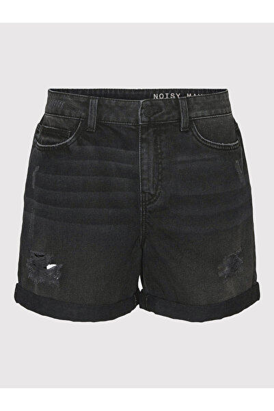 Noisy May Γυναικείο τζιν σορτς μαύρο NOISY MAY-27010865 NMSMILEY ΜΑΥΡΟ ΤΖΙΝ