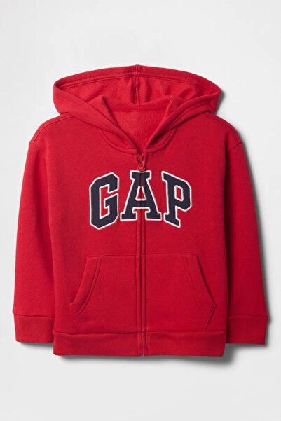 GAP سترة رياضية للأطفال الأولاد بقلنسوة وسحاب مريحة