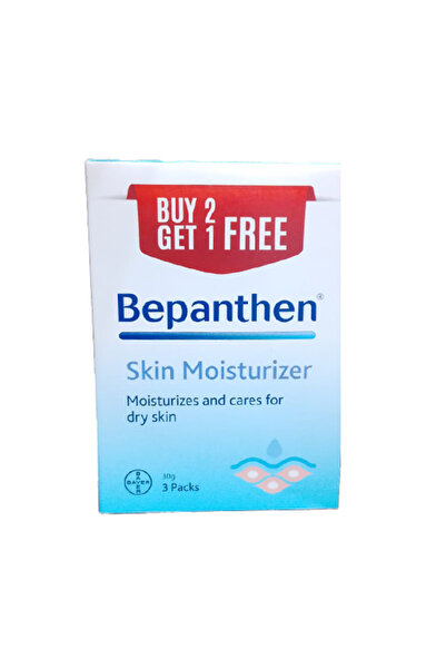 Bepanthen Moisturizing Cream for Skin 30g - Economic Pack 2+1