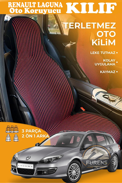 STS Oto Aksesuar غطاء مقعد سيارة من القماش المنسوج من سلسلة RED PRESTIGE متوا...