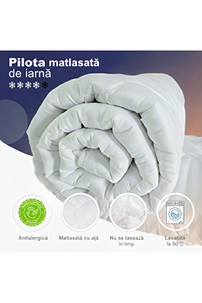 Boema Home Deco Pilota antialergica de iarna, lavabila la 90°C, 180cm x 200cm