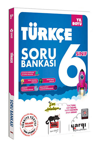 Yargı Yayınevi Yargı Ders Arkadaşım 6.Sınıf Türkçe Yıl Boyu Soru Bankası