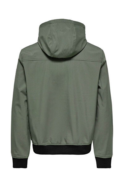 Only & Sons Onsbowıe Softshell Bomber Otw Noos Green Men's Jacket 22029276