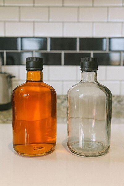 kefeli gurme زجاجة زيت بسعة 750 مل (عبوة من قطعتين) مع غطاء مزود بفلتر (لصلصة...