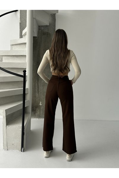 BLUE MARLIN PANTALONI BOYFRIEND DE IN MARO talie înaltă PENTRU FEMEI
