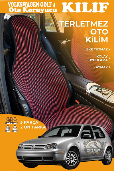 STS Oto Aksesuar غطاء مقعد سيارة من القماش المنسوج من سلسلة RED PRESTIGE متوا...