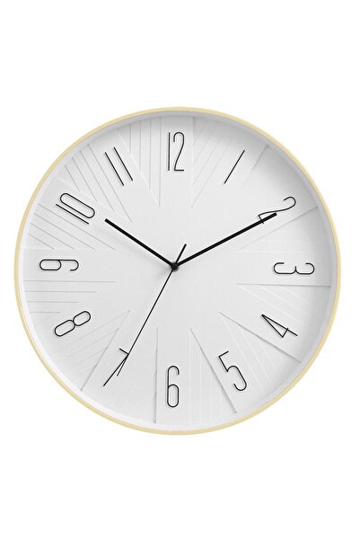 MAPLE LEAF Home Rad Wall Clock, 40 cm, Cream