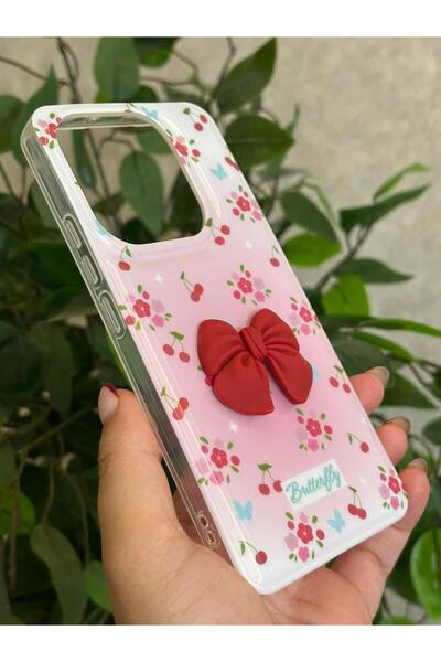 Hatreds Xiaomi Redmi Note 14 4G Kılıf Fiyonk Kurdele Tasarımlı Desenli Kamera...