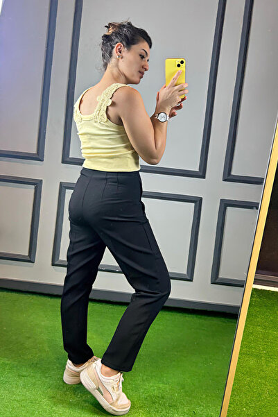 Büşra Ayhan Pensli Havuç Pantolon