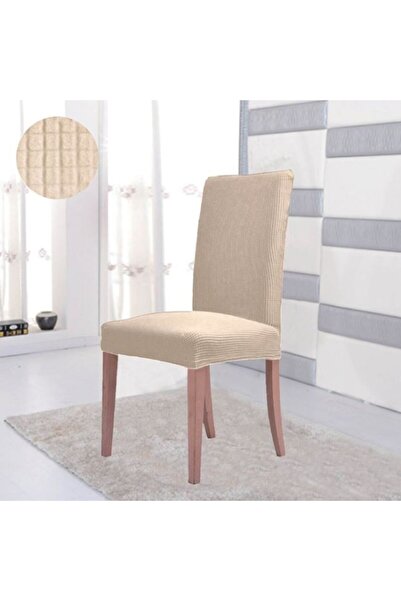 OEM Huse elastice pentru scaune, poliester, culoare crem