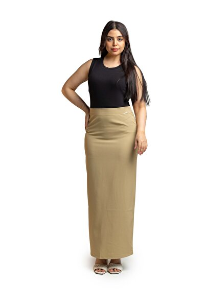SUGA crepe maxi skirt