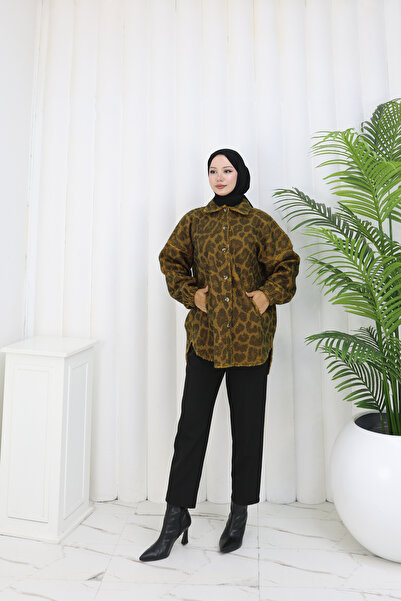 sorisso Жакет з леопардовим принтом з буклетної тканини