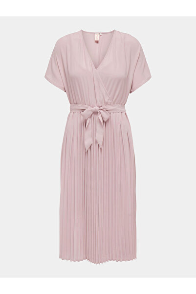 ONLY Γυναικείο φόρεμα κοκτέιλ ροζ ΜΟΝΟ-15319229 ONLSTACIA KEEPSAKE ΛΙΛΑ