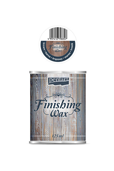 Pentart FINISHING WAX 125ML BROWN