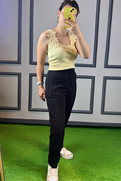 Büşra Ayhan Pensli Havuç Pantolon