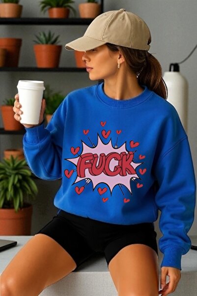 ArtYus Φούτερ Unisex με μακρύ μανίκι Transfer με τύπωμα με λαιμόκοψη ποδηλάτου