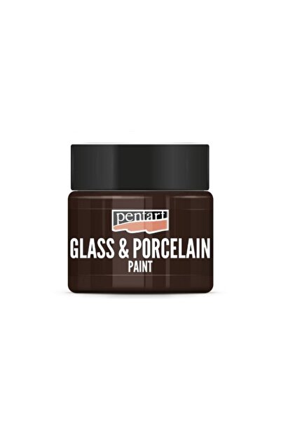 Pentart GLASS & PORCELAIN PAINT 30ML BROWN