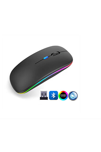 Skygo Ramia Premium | ZR215 Cba100 Rgb Siyah Şarjlı Mouse | TG-TY-2026