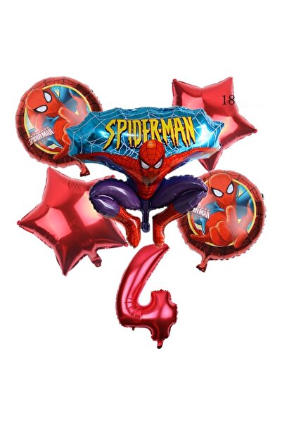 Baloane Vesele Set aniversar Spiderman 4 ANI SET253-4