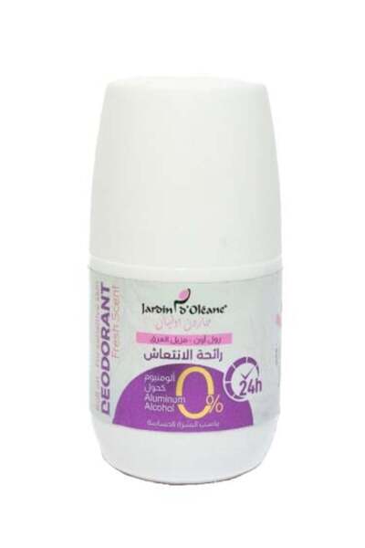 Garden Olian Roll-On Alcohol-Free Deodorant Refreshing Scent - 60 ml Suitable for Sensitive Skin