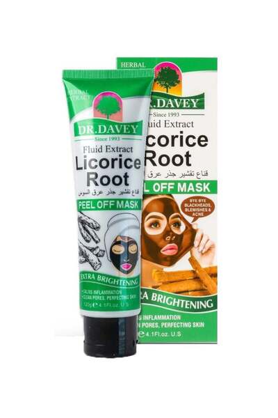 Dr. Davey قناع التقشير والترطيب بجذر عرق السوس من دكتور ديفي