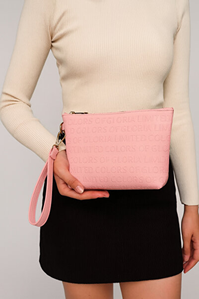 Bagfoni Written Travel Cosmetic Beach Makeup Clutch Handbag Makeup Bag 23X15 cm