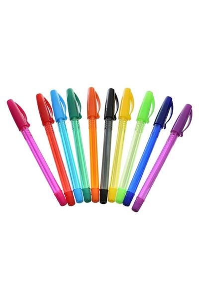 OEM Set 10 pixuri colorate, grosime scriere 1 mm, multicolore