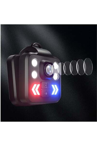 StartONTeam Mini Portable Camera 1080P FHD with Video Recording, LED Flashlight, Warning Mode, for Any Situation