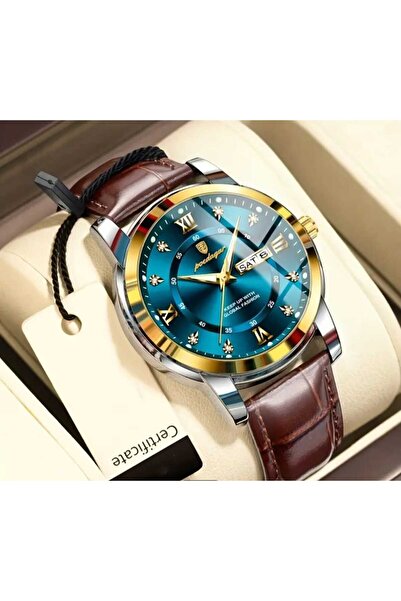 ORVIO Group Waterproof Crystal Glass Wristwatch