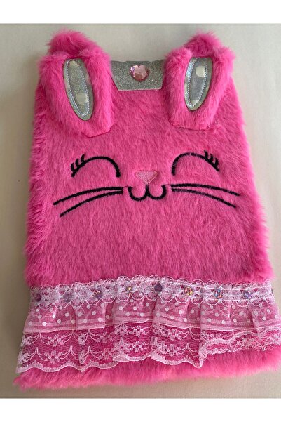 ŞİMŞEK KIRTASİYE BİJUTERİ Fcx 15X21 Velvet Sleeping Cat Earnotebook No:06 - M...