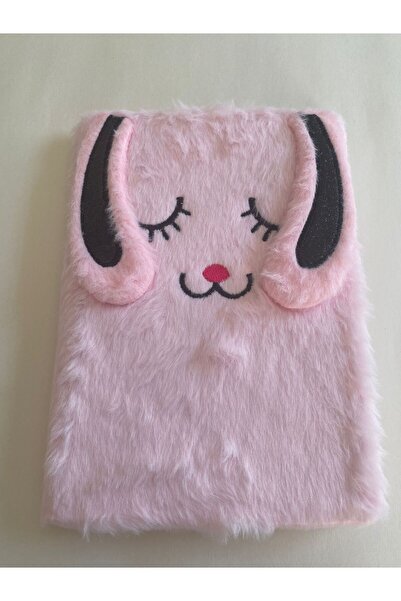 ŞİMŞEK KIRTASİYE BİJUTERİ دفتر ملاحظات مخملي FCX 15X21 مع أذن كلب نائم رقم: 5