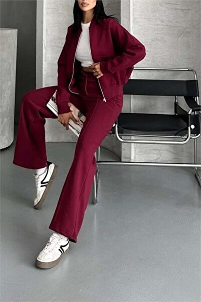 Dipmoda Γυναικείο σετ αθλητικής φόρμας χειμερινού oversized DPG112