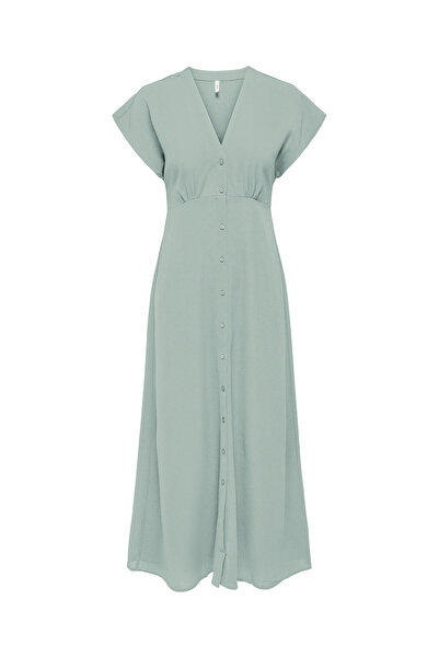 ONLY Γυναικείο καλοκαιρινό φόρεμα πράσινο ΜΟΝΟ-15317841 ABYSS