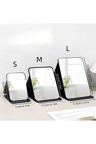 Fstyle Foldable makeup mirror, lightweight and easy to store, multiple angles, perfect for vanity, bathroom, travel and rooms