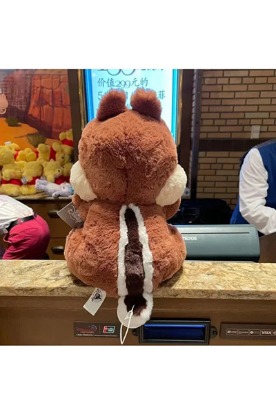 SHOPORİBO Sincap Peluş Oyuncak Disney Sincap Uyku Arkadaşı 40cm Büyük Boy