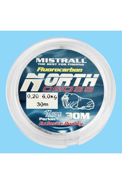MİSTRALL Sârmă fluorocarbon North Cross 30 m 0,20 mm