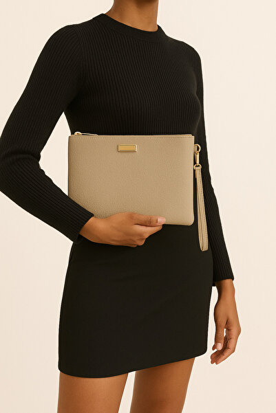 Bagfoni حقيبة كلاتش معدنية مع حزام يد