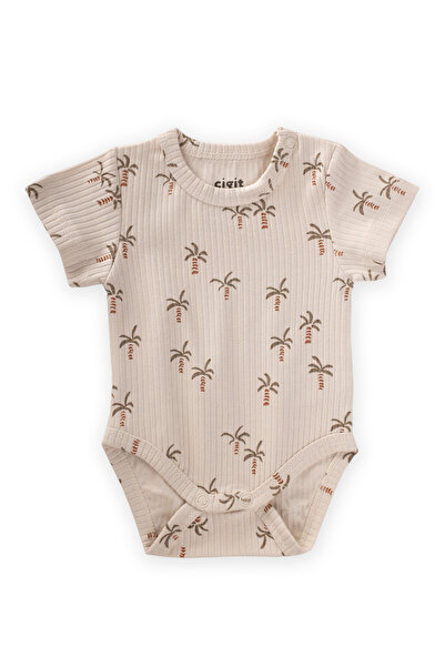 Cigit Zıbın 0-3 Years Old Palm Tree Pattern