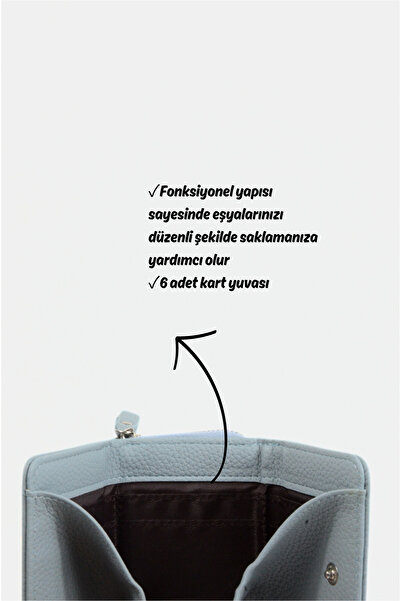 Mazel Design 500-1 Hakiki Deri Cüzdan, Fermuarlı Çok Gözlü Kartlık ve Bozuk Para Bölmeli İthal Cüzdan