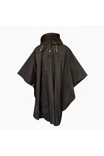 OEM Impermeabil Cu GlugaRezistent Ideal Situatii De Urgenta pentru Adulti Poncho Negru - One Size