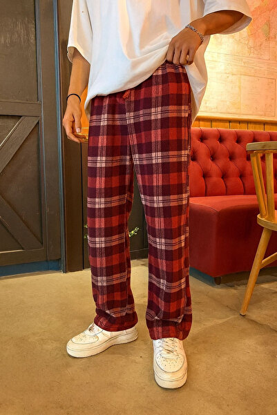 1blood بنطلون رياضي كبير الحجم منقوش للجنسين