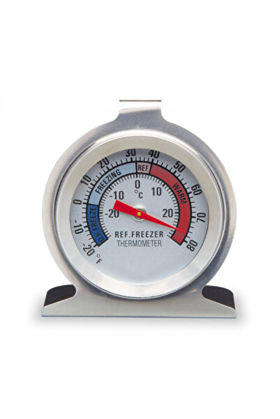 Lacor Analogue stainless steel thermometer with foot for refrigerator, -30/30ºC