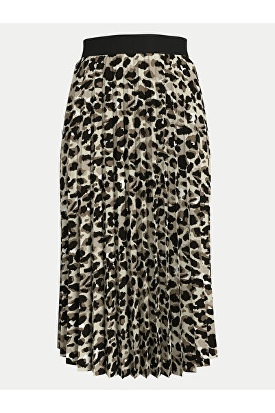 VILA Γυναικεία Φούστα με Πλισέ Μπεζ VILA-14068477 BIRCH ASTRID