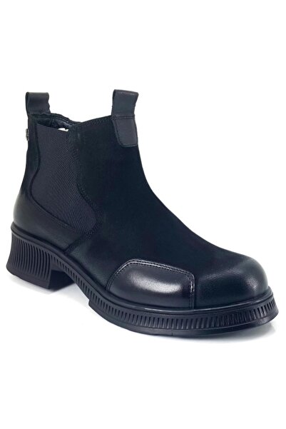 Venüs 2452703K Hakiki Deri Destek Taban Lastik Detaylı Kalın Taban Spor Tarz Bot