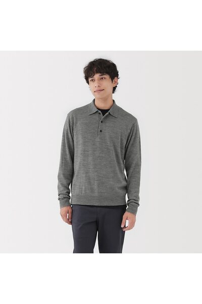 Muji Washable High-Gauge Polo