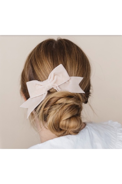 MutluBiDünya Kadife Çatal Uçlu Pens Toka