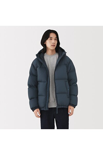 Muji Light Weight Down Pocketable Hooded Jacket