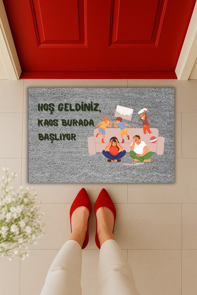 Dormot Yüksek Kaliteli Modern Dijital Baskı-Hoş Geldiniz Kaos Burada Başlıyor...