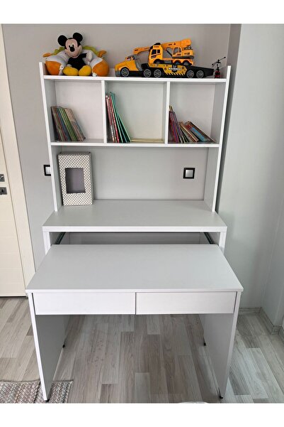 Çatı Home ÇALIŞMA MASASI ÇOK AMAÇLI KİTAPLIK, RAFLI, ÇEKMECELİ ÖĞRENCİ VE YETİŞKİNLER İÇİN