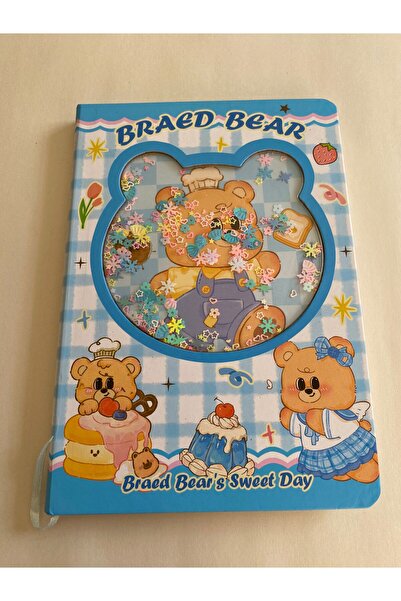 ŞİMŞEK KIRTASİYE BİJUTERİ دفتر ملاحظات FCX مقاس 15×21 سم مع تصميم دب مزين بال...